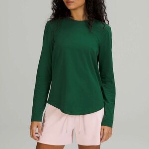 Lululemon Love Long-Sleeve Shirt in Everglade Green